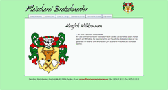 Desktop Screenshot of fleischerei-bretschneider.com