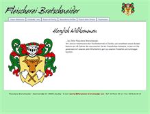 Tablet Screenshot of fleischerei-bretschneider.com